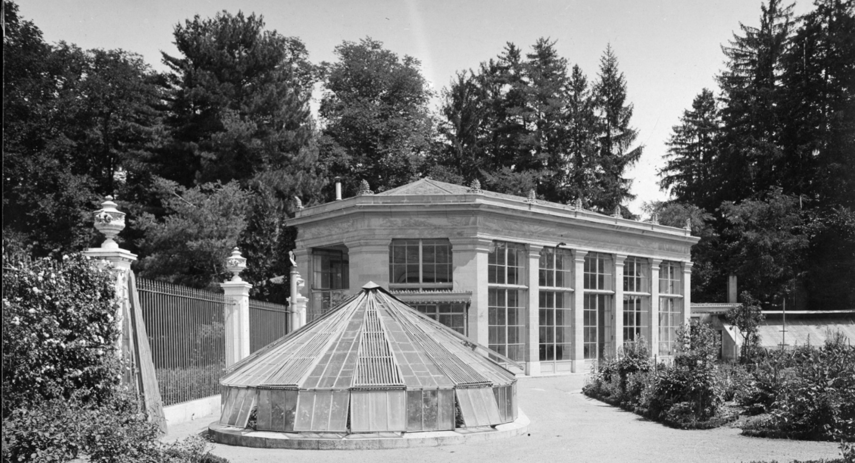 Vue historique de l'Orangerie