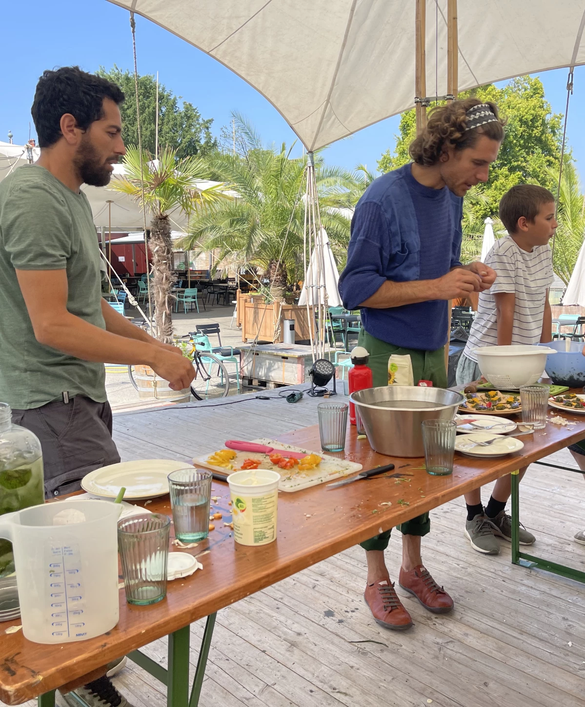 Cuisine dans le Potager Bio